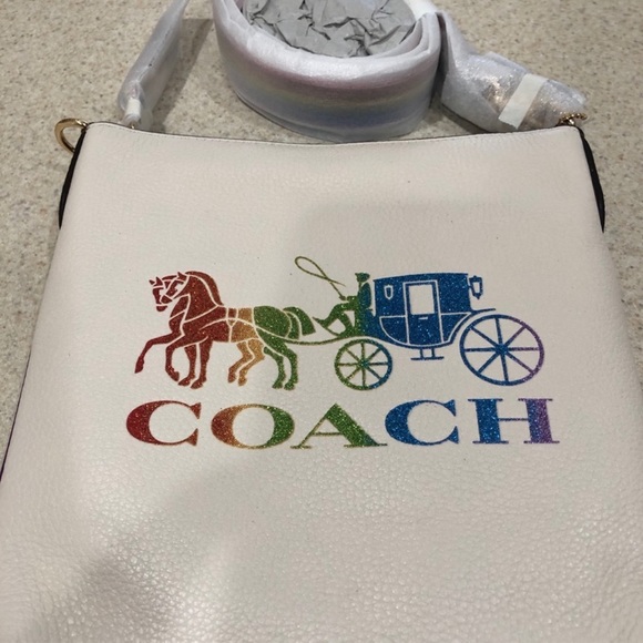 Coach Handbags - COPY - Coach Rainbow Crossbody Bag